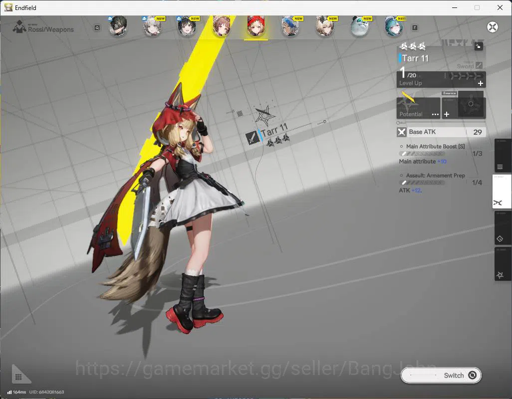 Arknights: Endfield Accounts NA | Starter Fresh Rossi, Ardelia, WP 6s 2 more de image 3