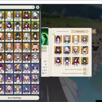 Genshin Impact Accounts End Game ASIA|AR 60|End Game|3 Prem Team|21Limit+14(*5Wep)|[Hu Tao