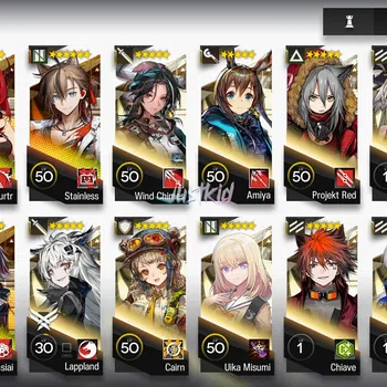 Arknights Accounts Starter ARKNIGHTS GLOBAL STARTER 7*6 , LIMITED WANG , CHEN