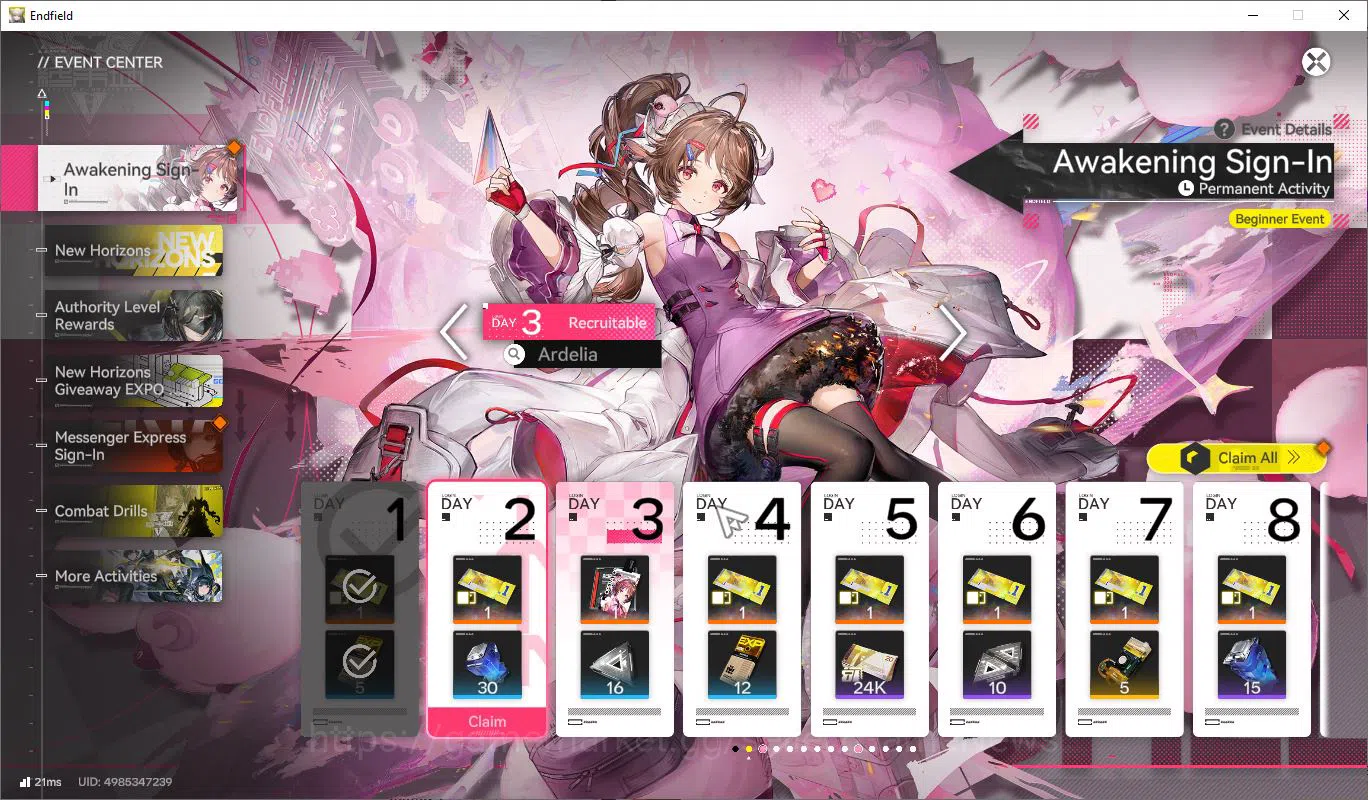 Arknights: Endfield Accounts Asia | LVL 2| Day 1 Fresh Starter Starter + Meta 2 image 4