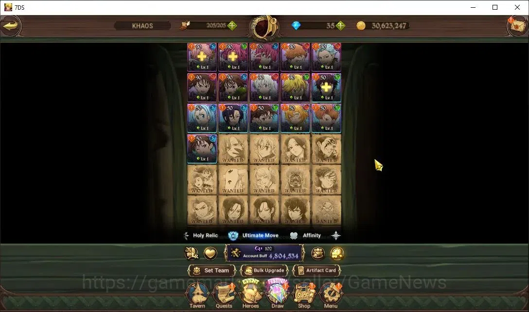 The Seven Deadly Sins: Grand Cross Accounts ASIA|4,8M CC|11 LS|7 LR+6 UR+Collab ReZero|N Melio image 12