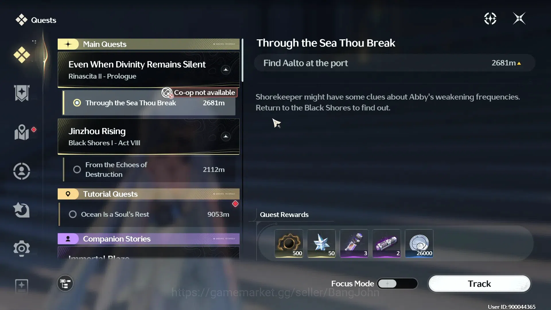 Wuthering Waves Accounts Others SEA|UL 56 | SOL3 R6 | 9(*5Char) Jinshi L80, Verina L80, Calcharo L80, Encore L70 | 1(*5Wep 11