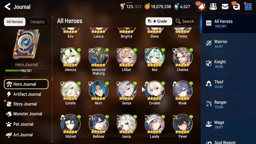 Epic Seven Accounts GLOBAL Unverif|New Era|16 ML(Salome,Har setti,Etc) image 10