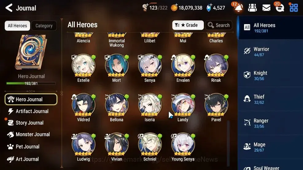 Epic Seven Accounts GLOBAL Unverif|New Era|16 ML(Salome,Har setti,Etc) image 11