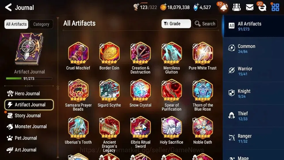 Epic Seven Accounts GLOBAL Unverif|New Era|16 ML(Salome,Har setti,Etc) image 12