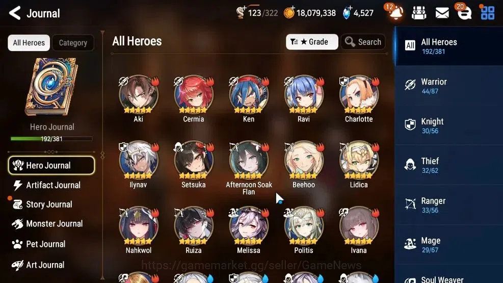 Epic Seven Accounts GLOBAL Unverif|New Era|16 ML(Salome,Har setti,Etc) image 8
