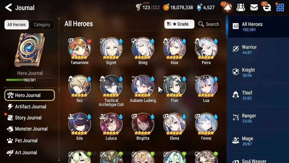 Epic Seven Accounts GLOBAL Unverif|New Era|16 ML(Salome,Har setti,Etc) image 9