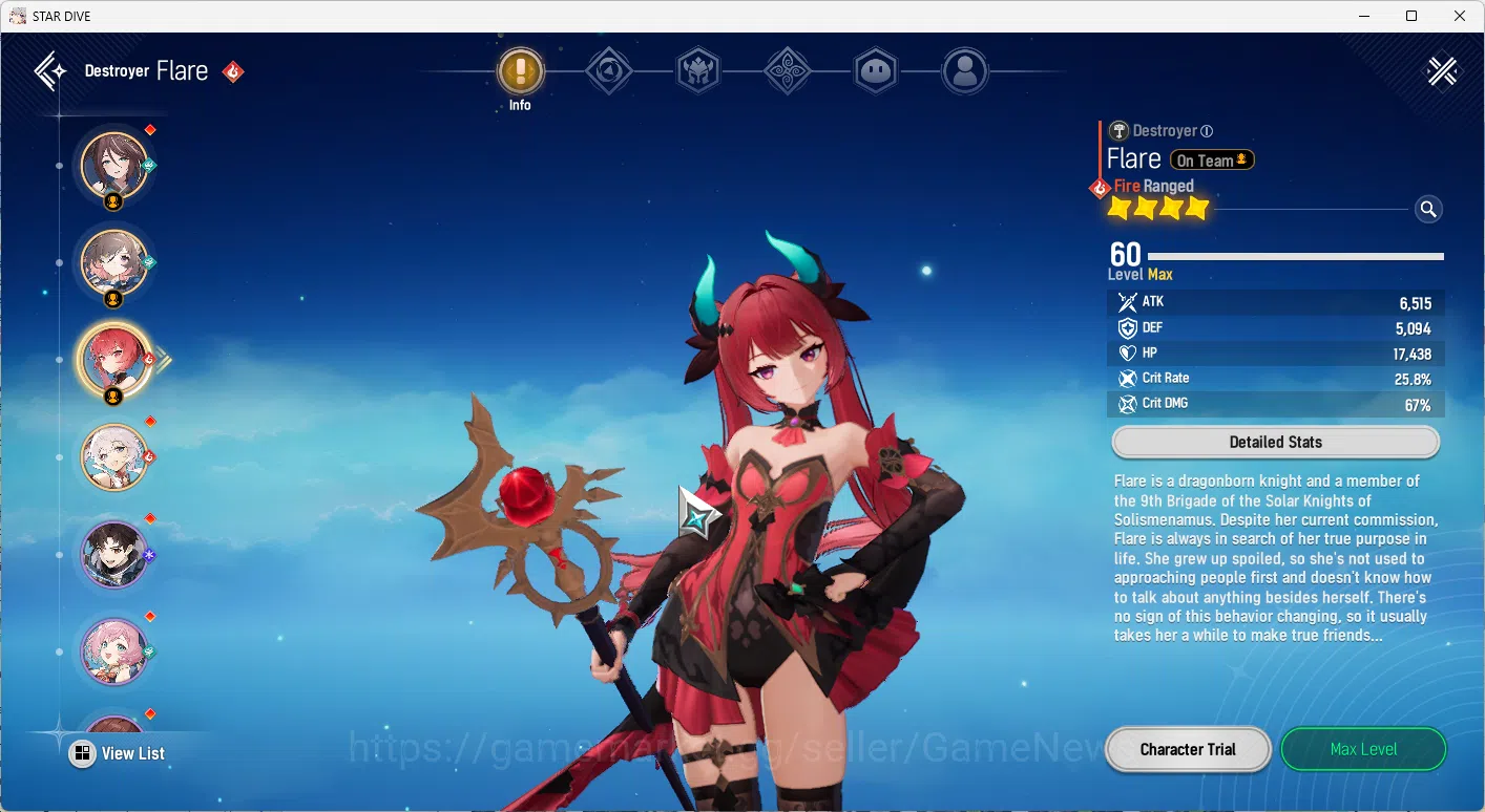 Mongil:Star Dive Accounts Global|AL50|4 SSR Meta 2 Limited[(Mina,Esther,Flar image 9