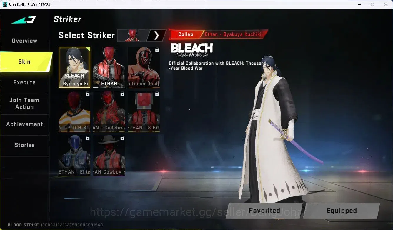 Blood Strike Accounts ASIA | Collab AK47 - Sacred Axe Rhitta (7DS)|Colla image 5