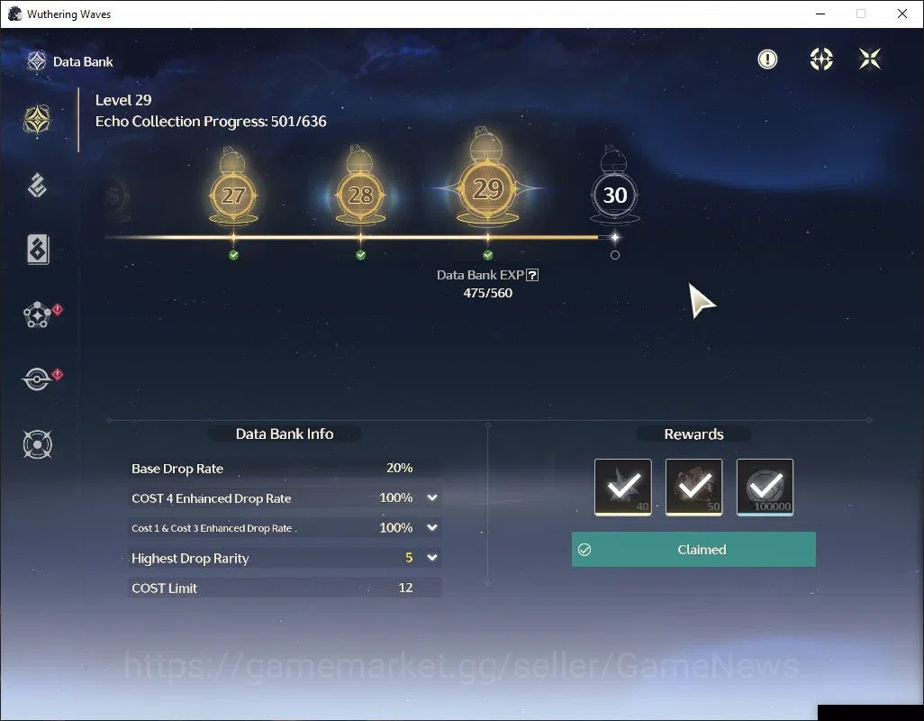 Wuthering Waves Accounts NA|UL 46|120 Lustrous Tide|2 Limited| [Aemeath,Lup image 4