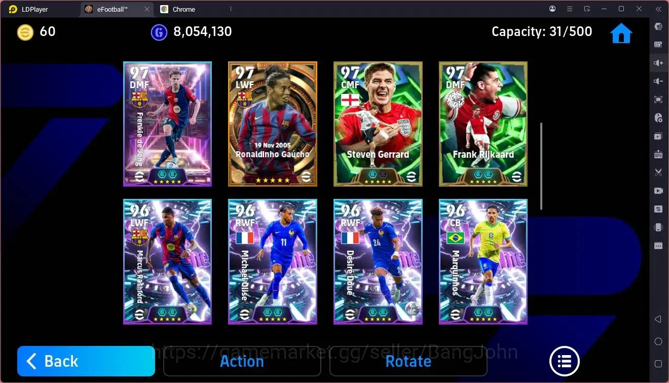 eFootball Accounts Mobile |PW 3201|Bigtime Kvaratskhelia,Ronaldinho|E image 5