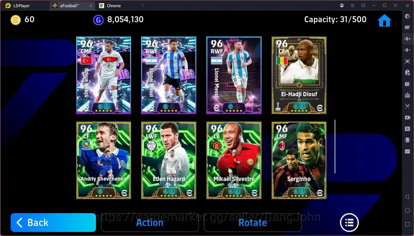 eFootball Accounts Mobile |PW 3201|Bigtime Kvaratskhelia,Ronaldinho|E image 6