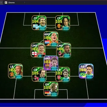 eFootball High-End Mobile |PW 3201|Bigtime Kvaratskhelia,Ronaldinho|E image 1