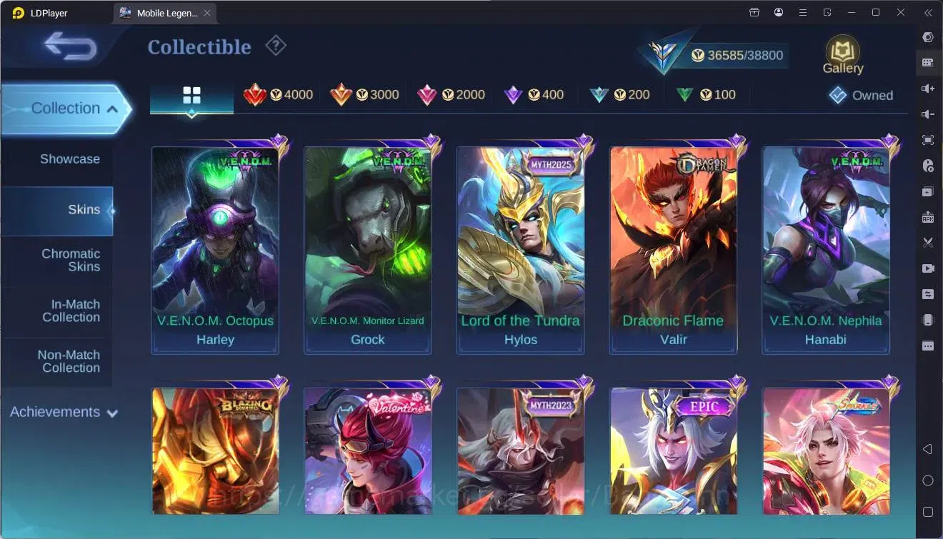 Mobile Legends: Bang Bang Accounts Global|Hero 96|Skin 174|Expert|KOF Karina|CC Natal image 11