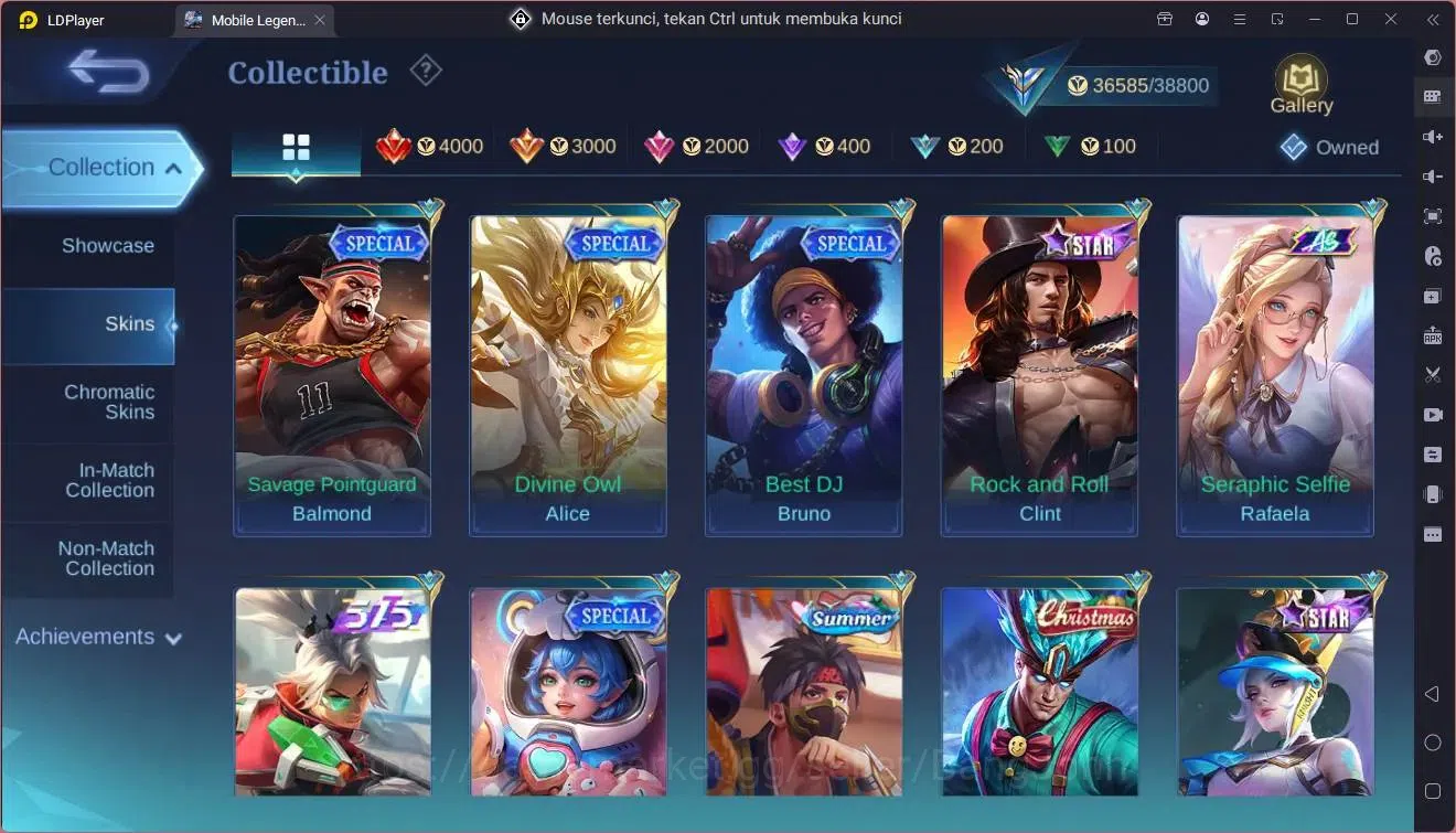 Mobile Legends: Bang Bang Accounts Global|Hero 96|Skin 174|Expert|KOF Karina|CC Natal image 13