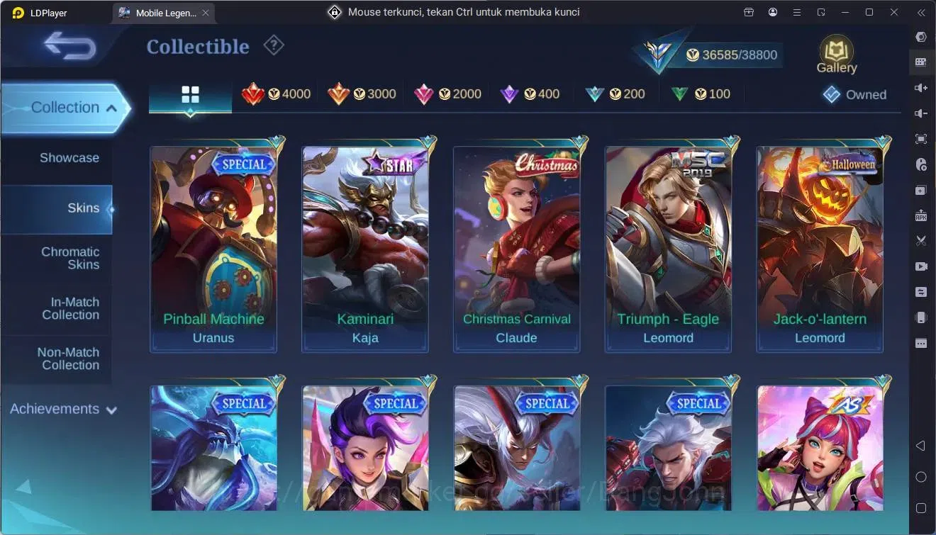 Mobile Legends: Bang Bang Accounts Global|Hero 96|Skin 174|Expert|KOF Karina|CC Natal image 16