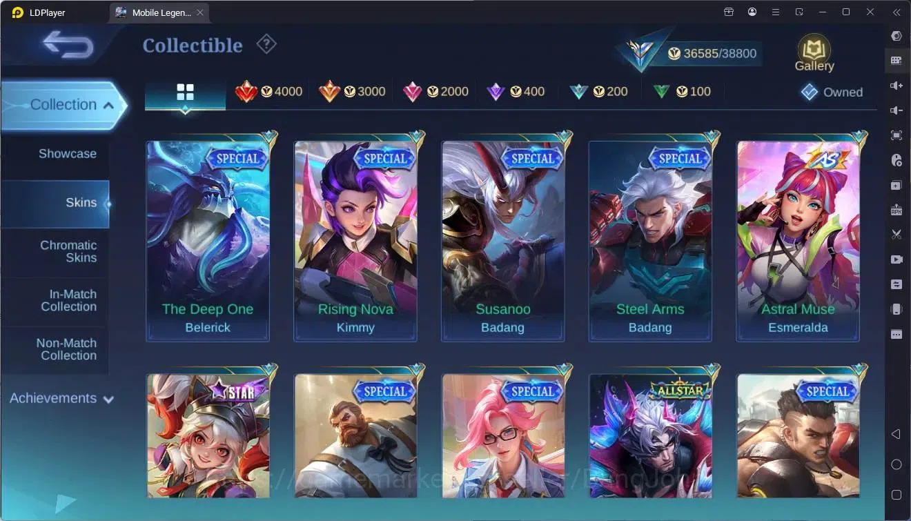 Mobile Legends: Bang Bang Accounts Global|Hero 96|Skin 174|Expert|KOF Karina|CC Natal image 17