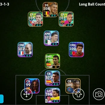 eFootball Accounts Others Mobile |PW 3187|BIGT Hazard,Epic Suarez Scholes Shevchenko,Shwt DavidRaya Laporte|Coach