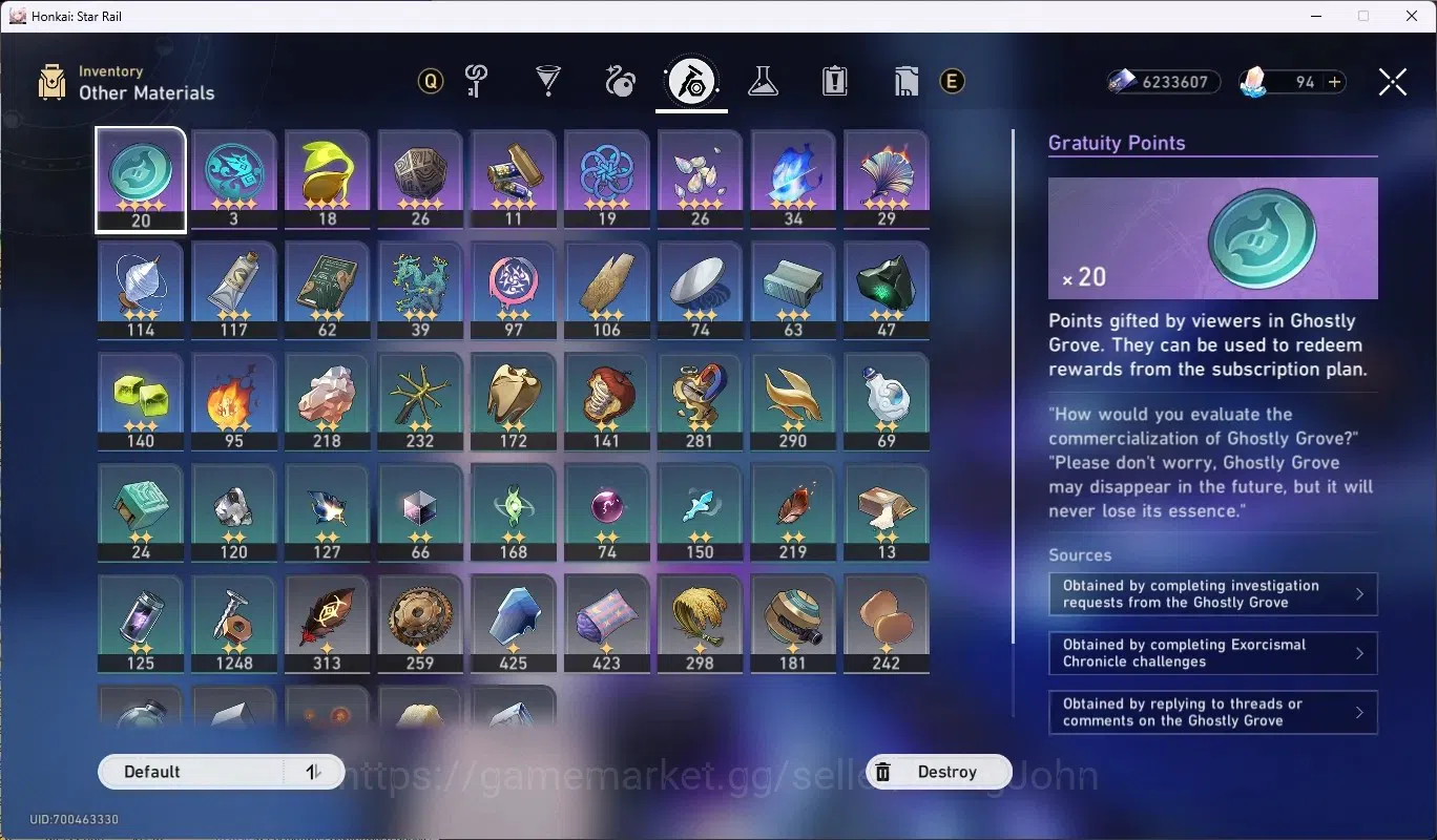 Honkai Star Rail Accounts EU|TL 70|18 Limited [SilverWolfLv.999,Castorice]+S image 16