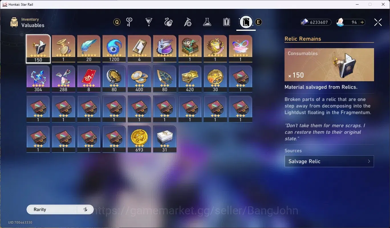 Honkai Star Rail Accounts EU|TL 70|18 Limited [SilverWolfLv.999,Castorice]+S image 19