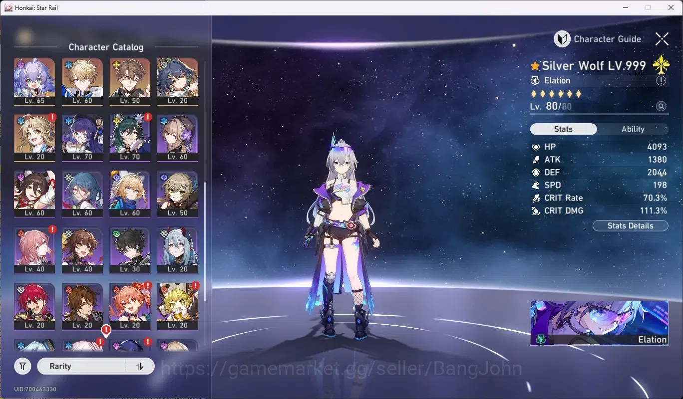 Honkai Star Rail Accounts EU|TL 70|18 Limited [SilverWolfLv.999,Castorice]+S image 3