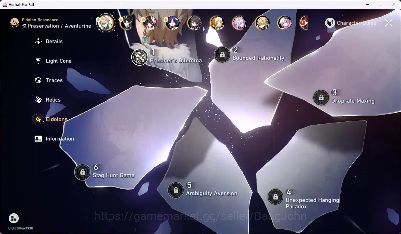 Honkai Star Rail Accounts EU|TL 70|18 Limited [SilverWolfLv.999,Castorice]+S image 9