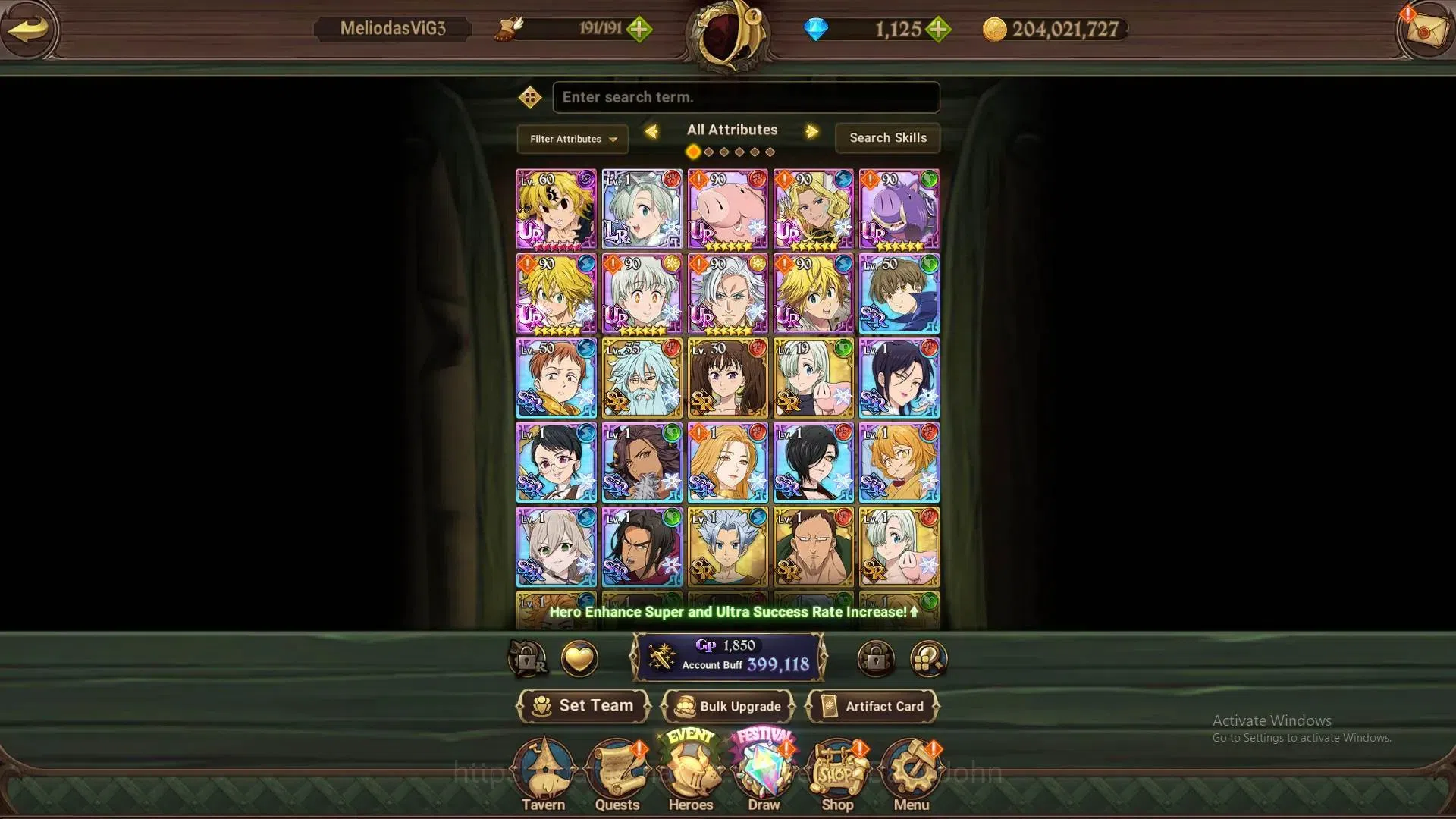 The Seven Deadly Sins: Grand Cross Accounts Global |399K CC|1125 DM|LR 1+UR 3|LR P Elizabeth 1 image 12