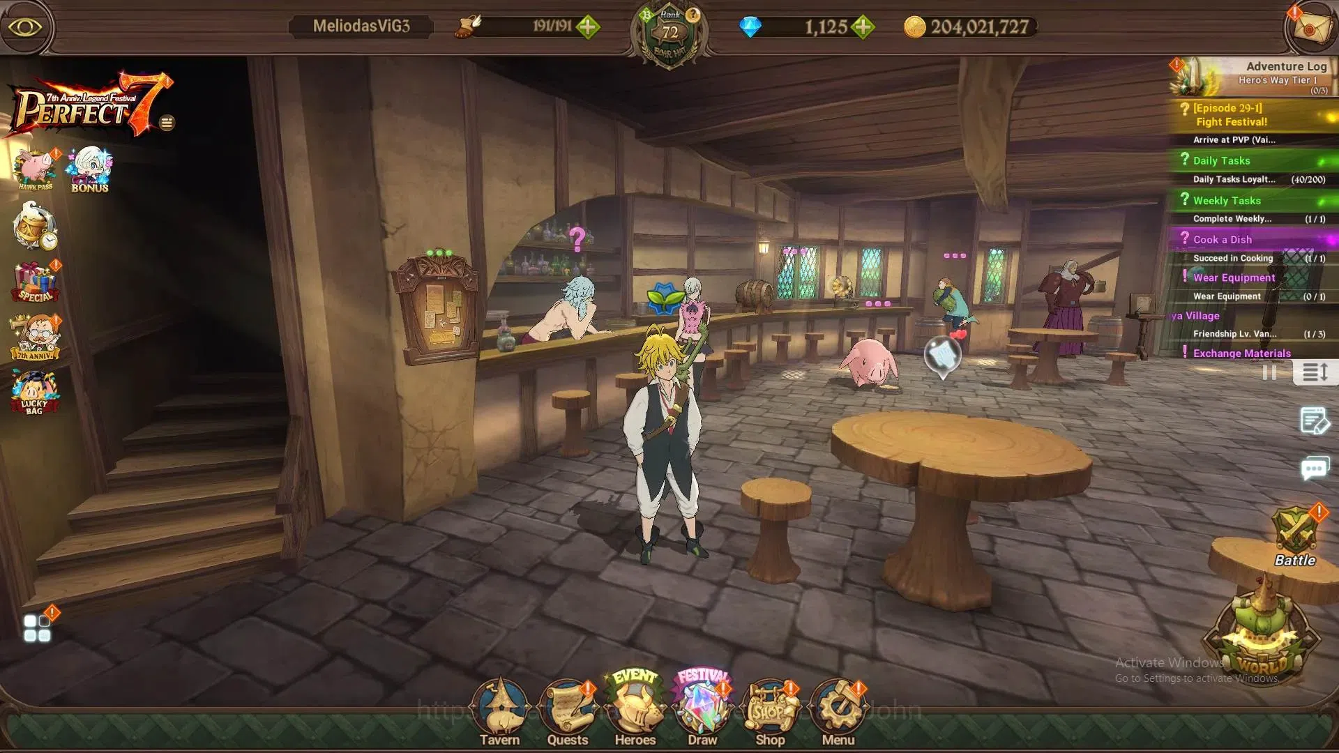 The Seven Deadly Sins: Grand Cross Accounts Global |399K CC|1125 DM|LR 1+UR 3|LR P Elizabeth 1 image 15