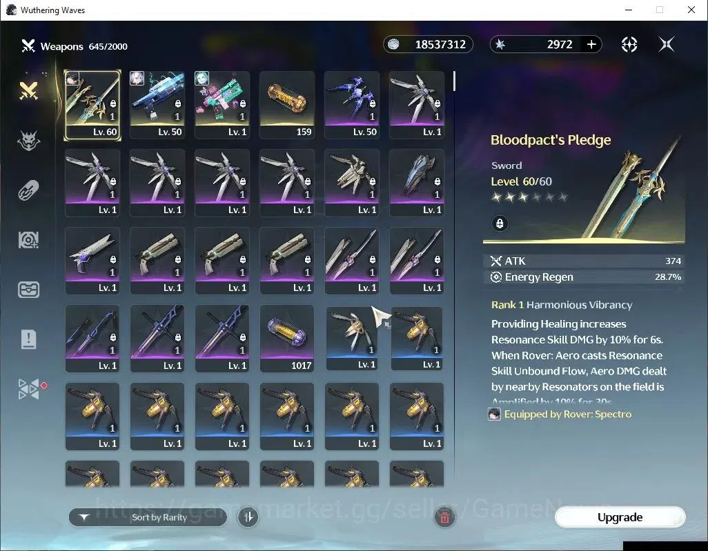 Wuthering Waves Accounts SEA|UL 49|2 Limited|(Lucy R6,Rebecca)+Sign|2,9K As image 5