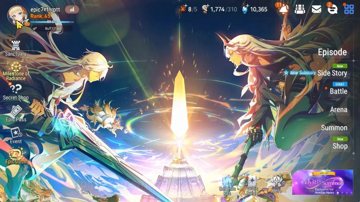 Epic Seven Accounts High-End GLOBAL UnVerif|13 ML (MOTS Iseria,BoRunka,Straze,DD Ray,etc)+AUBE,Aby Fumyr,Rinak,etc|Auto 1