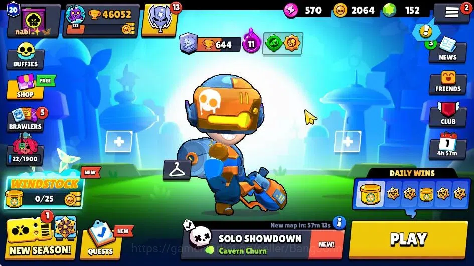 Brawl Stars Accounts Trophy 46062|100 Brawler|28 Max Hypercharge|5 Hypercharge, 5 LG, 6 Mythic, 85 Epic Skins|10960 1
