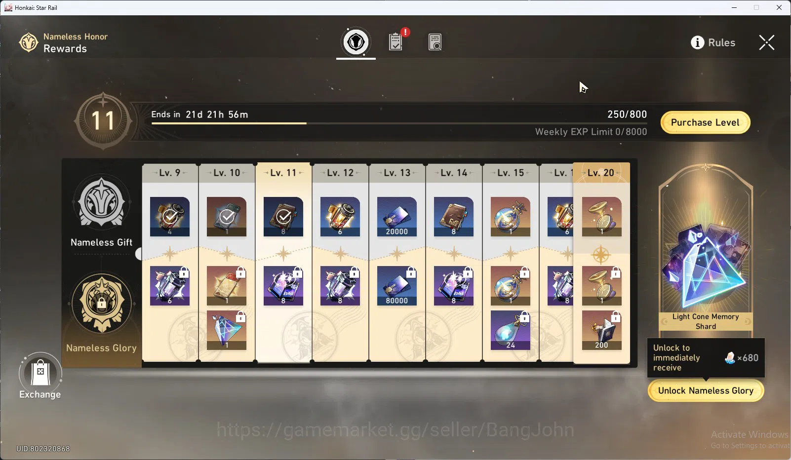 Honkai Star Rail Accounts ASIA TL70|6 Sig LC:Feixiao/Rappa/Lingsha/dll|Robin image 14