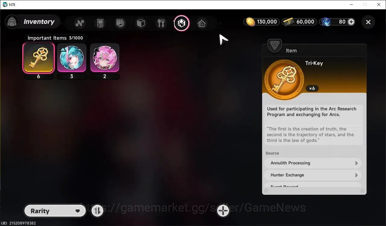 Neverness to Everness Accounts Global EU|HL 3|1 SSR Limited Nanally + SSR Selecto image 8