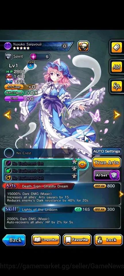 Grand Summoners Accounts End-Game Global|Rank 52|3 Ascend (Sella Source Witch,Misette,Yuyuka,Salgyouji)|Lpot 33|Check 8