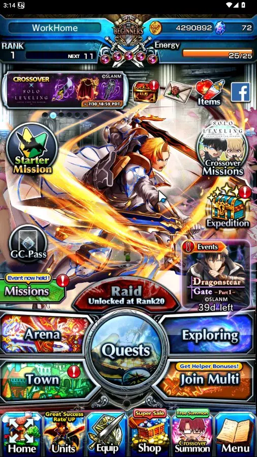 Grand Summoners Accounts Global|Rank 1|19 Ascend 3 TW|(Chloe,Summer Chloe,M image 1