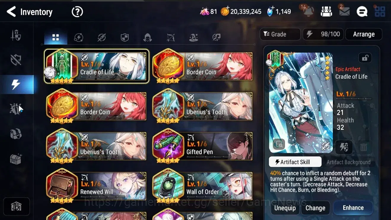 Epic Seven Accounts GLOBAL Unverif|New Era|7 ML(Salome,NM Luna,LW Peir image 18