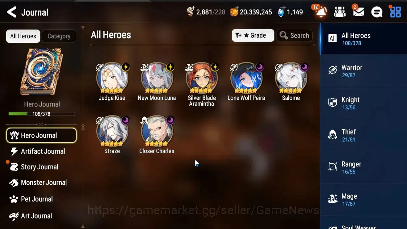 Epic Seven Accounts GLOBAL Unverif|New Era|7 ML(Salome,NM Luna,LW Peir image 3