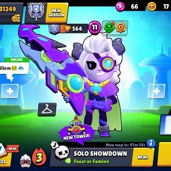 Brawl Stars Accounts Trophy 31249|50Max (32HC) Brawler|6HC,12LG,17Mythic,105Epic Skin|18559Bling|+COC TH15|Cyber