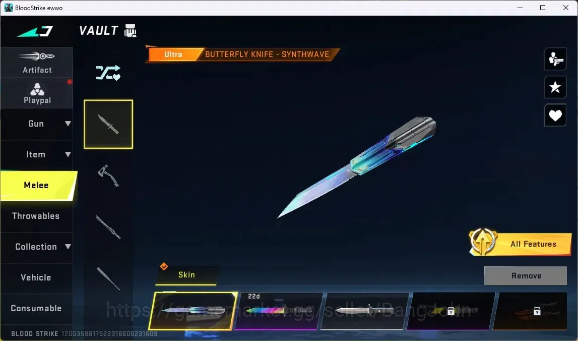 Blood Strike Accounts ASIA | 1 ETERNAL: UMP45-Infinite | 1 EVA,1 7DS | 1 image 11