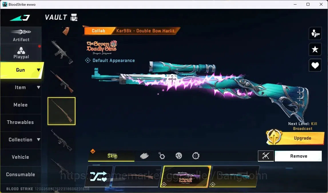 Blood Strike Accounts ASIA | 1 ETERNAL: UMP45-Infinite | 1 EVA,1 7DS | 1 image 7