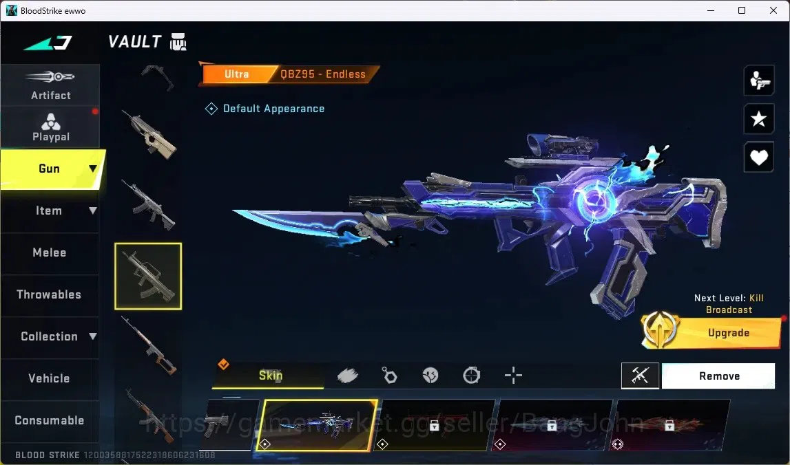 Blood Strike Accounts ASIA | 1 ETERNAL: UMP45-Infinite | 1 EVA,1 7DS | 1 image 8
