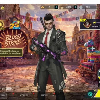 Blood Strike Accounts Collab Skin Asia|Collab OPM SKS|5Ultra(FAL-Luchador,Galil Knight,ZERO,JET,SPIKE)|2Limited Origin-12