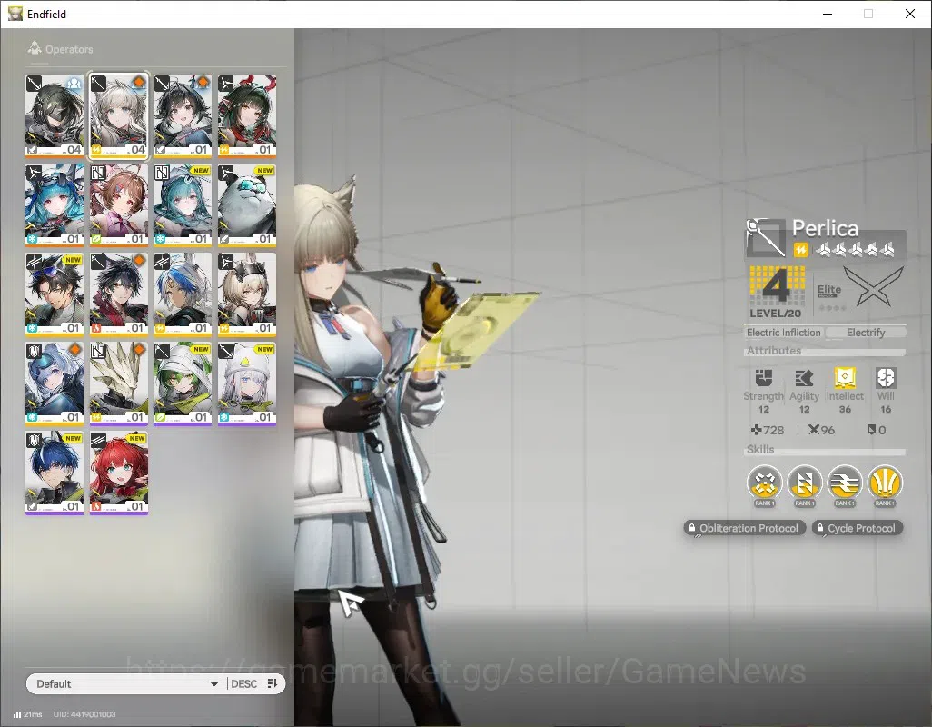 Arknights: Endfield Accounts ASIA|Lv 2|Ars 1,6k|3 SSR (1 Limit)+1 SSR Selector  image 2