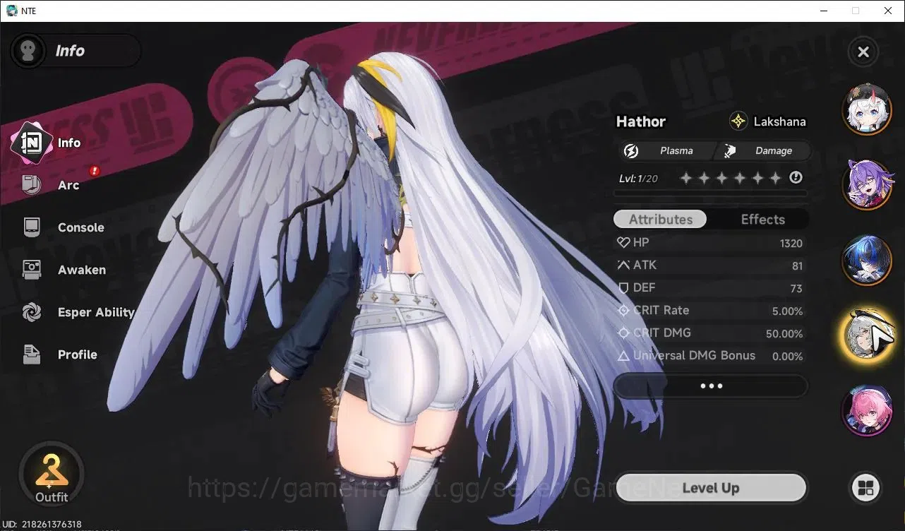 Neverness to Everness Accounts Global EU |HL 3| 5 SSR Hotori, Sakiri, Hathor, Daf image 5