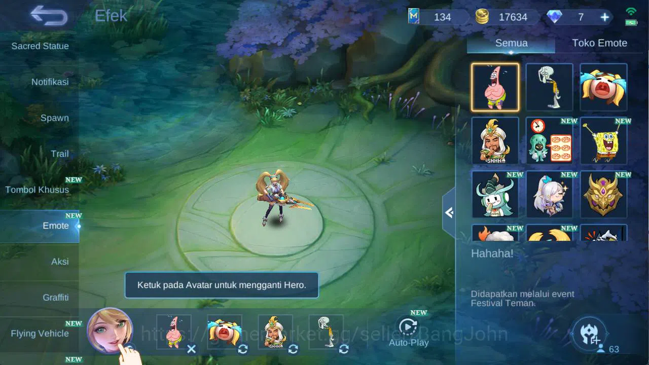 Mobile Legends: Bang Bang Accounts hero 63 skin 62 prime GR, LB lance, m7 granger, ve image 10