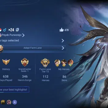 Honor of Kings Accounts Rare Skin Global Hero 112 Skin 86: 2 Legend (Consort Yu, Choose) Seiya Dharma, GM Gan & Mo, Many