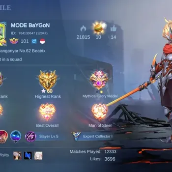 Mobile Legends: Bang Bang Accounts Collector Global|Hero 133|Skin 206|Expert|Collector Natalia+Annual Hayabusa|Lightborn