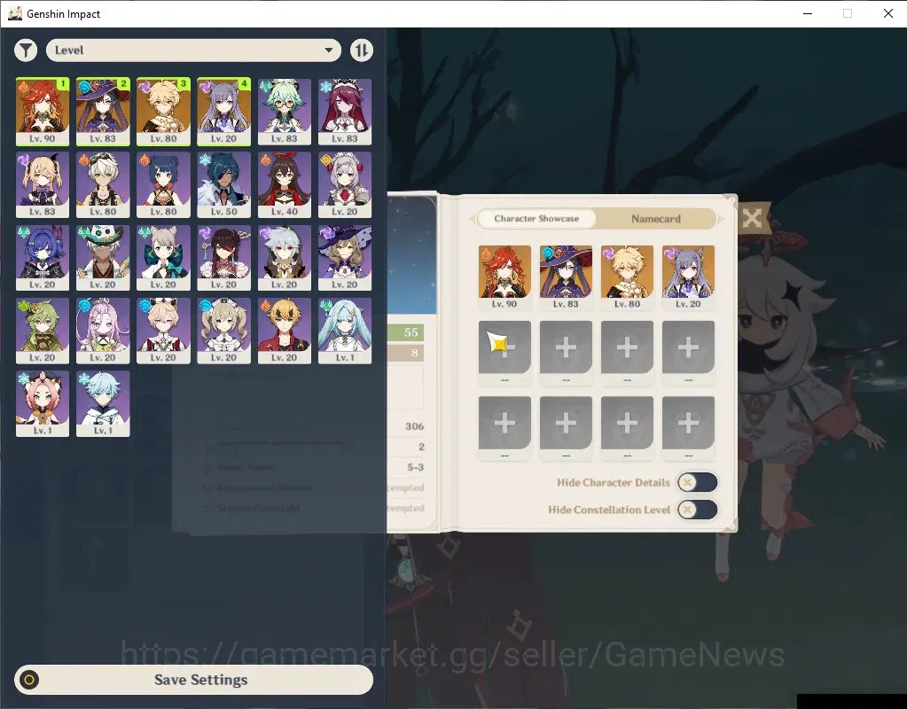 Genshin Impact Accounts Others Asia|AR 55|1 Limited (Mavuika) 2 Char Standard(Mona,keqing)|Male MC|Take Mail|Check SS(GI7345) 1