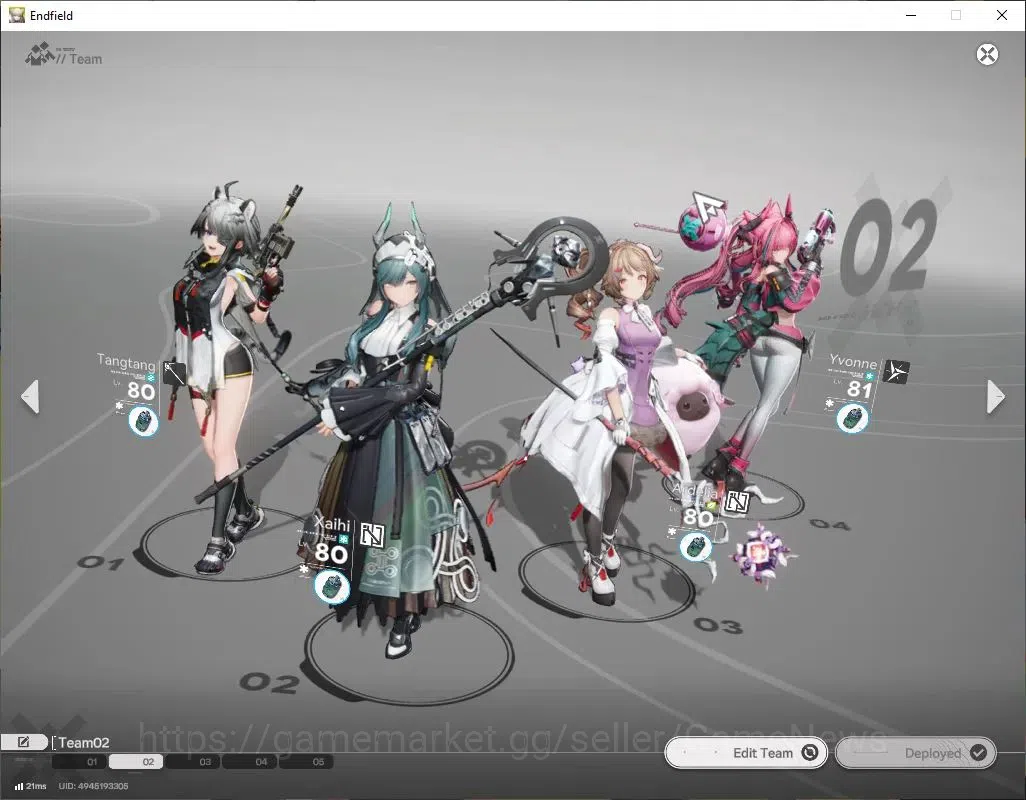 Arknights: Endfield Accounts ASIA|Lv48|5SSR(1Limited)+10(*6WP)|(ZhuangFangyi,La image 12