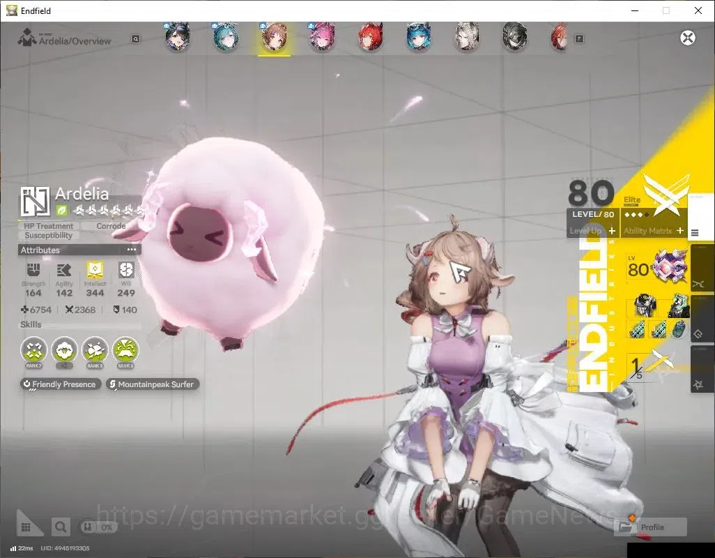 Arknights: Endfield Accounts ASIA|Lv48|5SSR(1Limited)+10(*6WP)|(ZhuangFangyi,La image 2